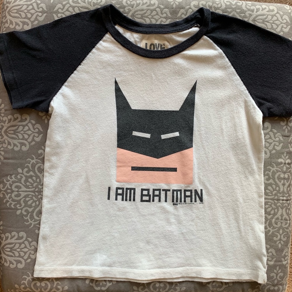 Euc I Am Batman Short Sleeve TShirt, Size 5T